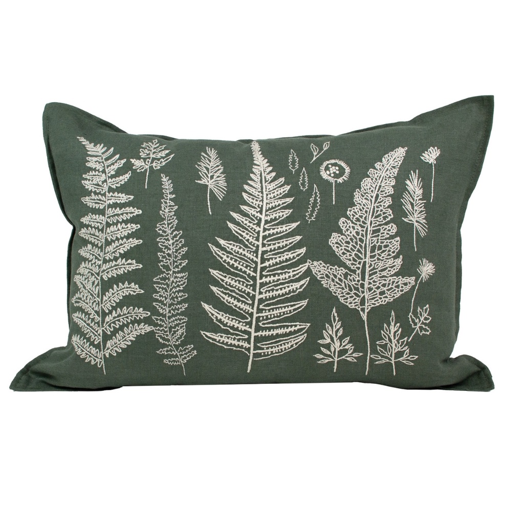 FOUGÈRES - Coussin en Lin
