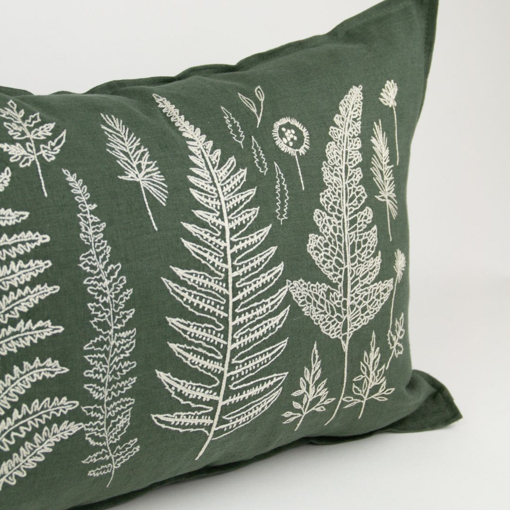 FOUGÈRES - Coussin en Lin