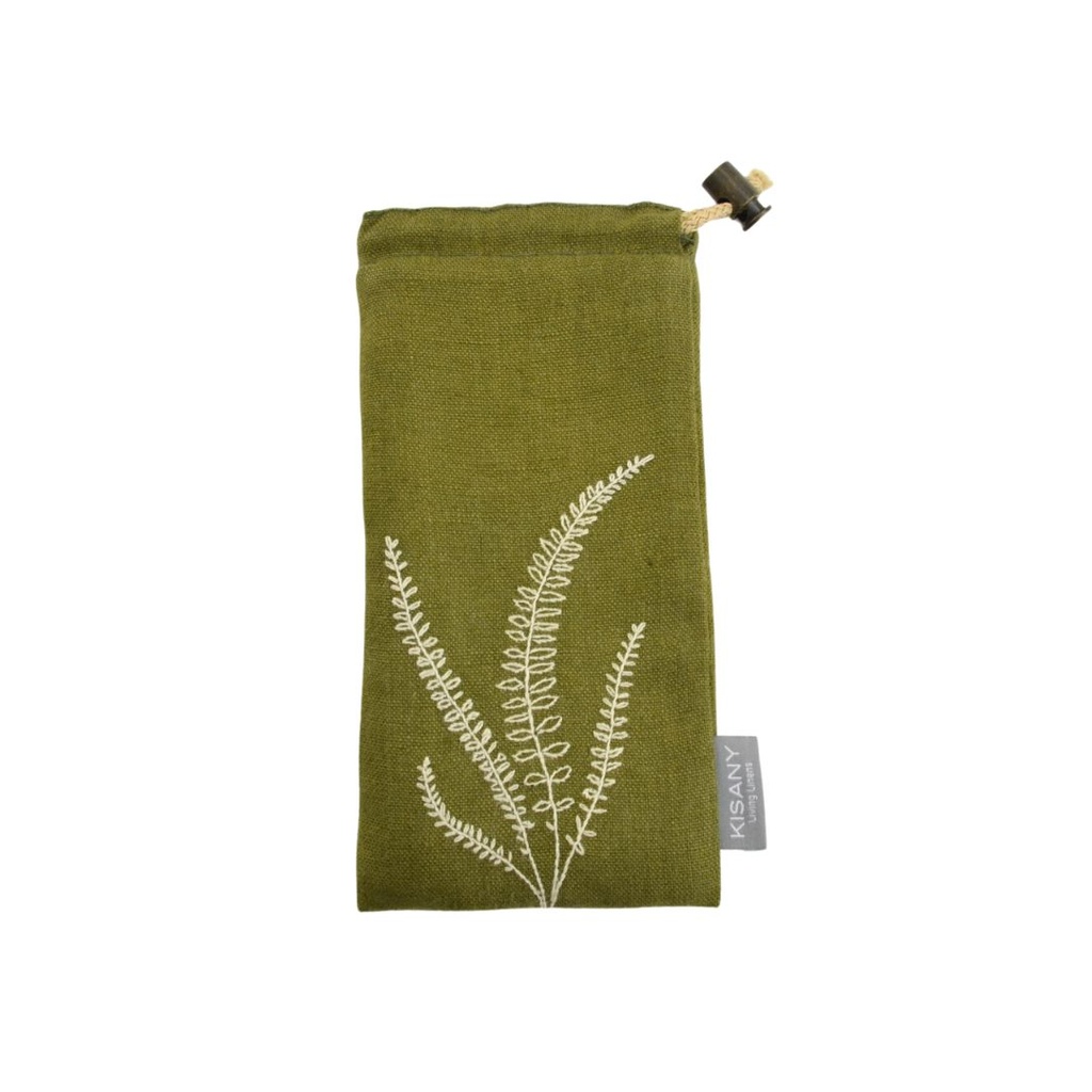 FERNS - Linen Spectacle Case