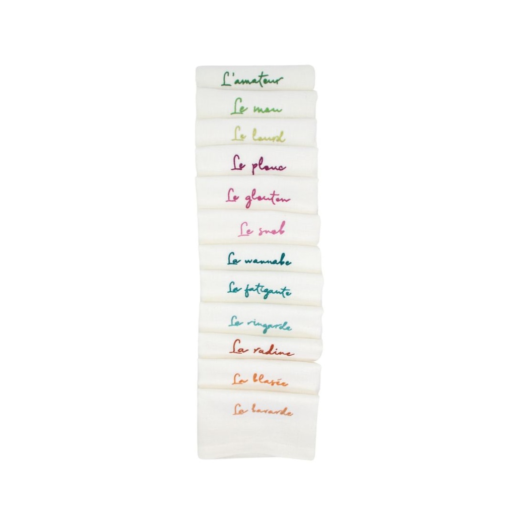 MY  HILARIOUS "FRIENDS" - 12 Linen Napkins