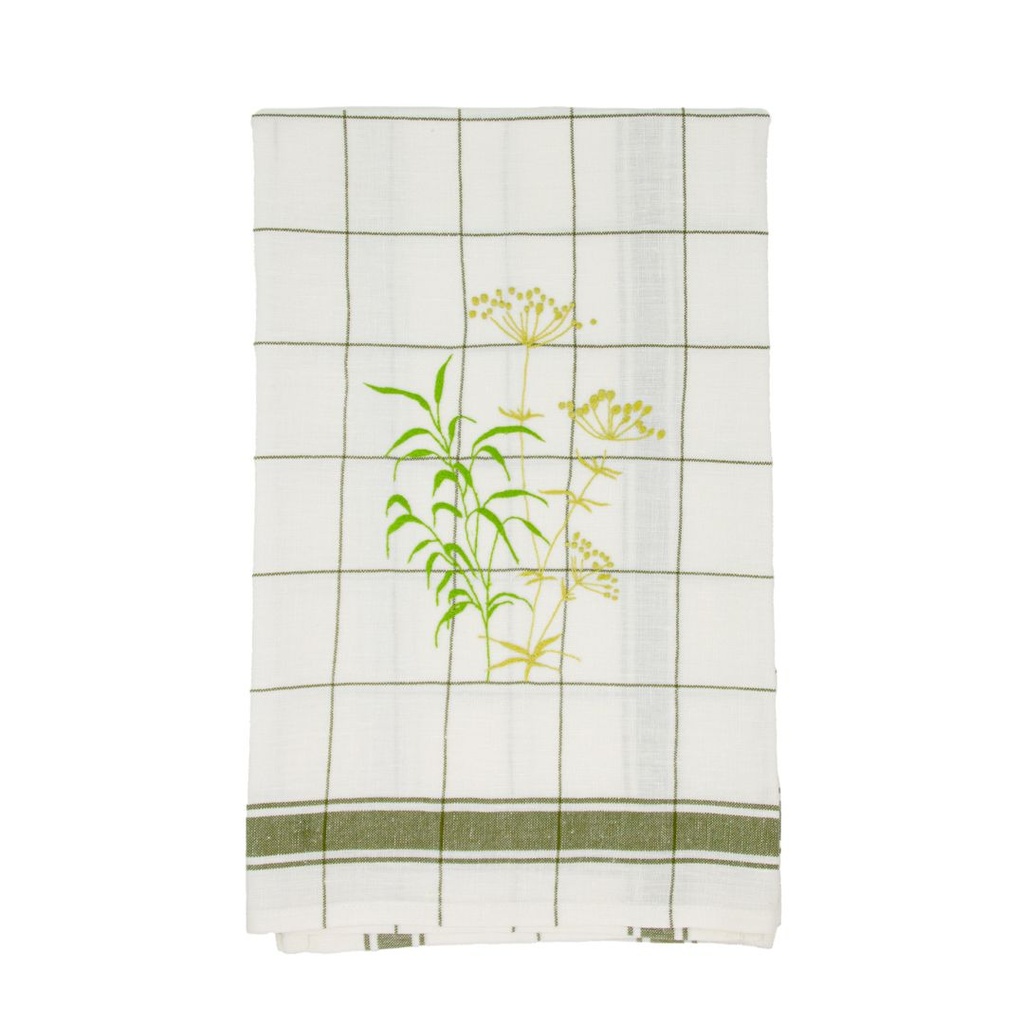 WILD FLOWERS - Linen Kitchen Towel