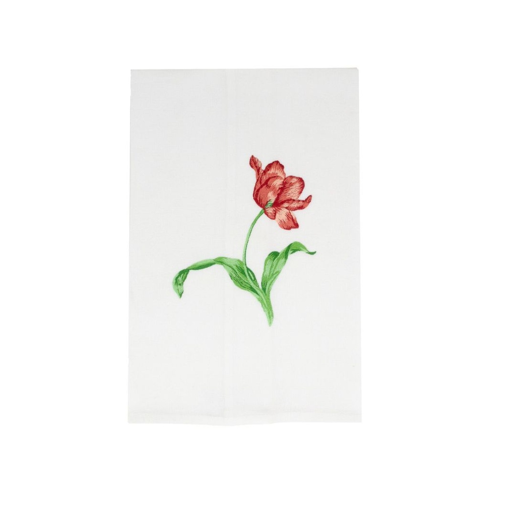 TULIPS - Guest Hand Towels in Linen