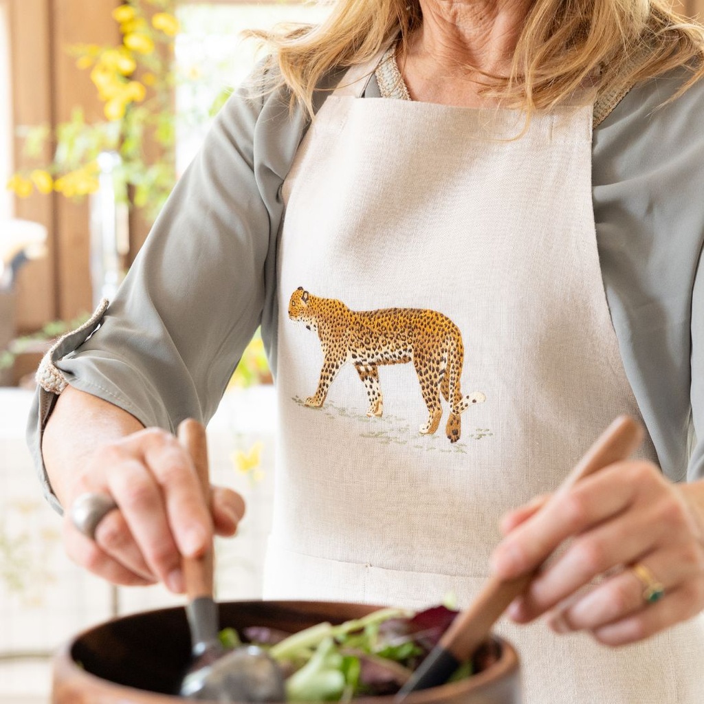 LÉOPARD - Tablier en Lin