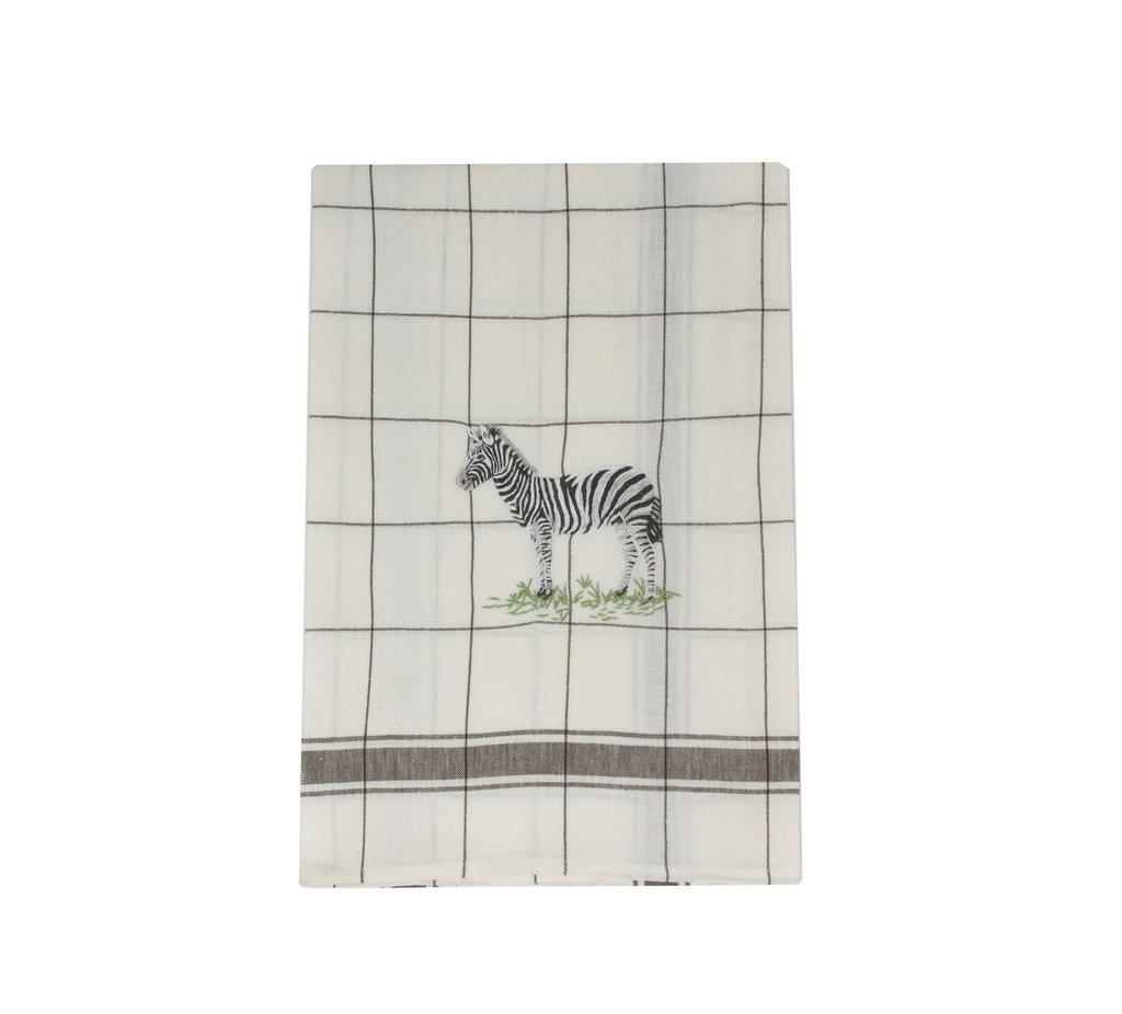 DIEREN VAN AFRIKA - Linnen Keukendoek