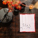 SHIBUI – Set of 6 Linen Cocktail Napkins 