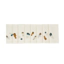 LES PLUMES - 8 Serviettes de Table en Lin