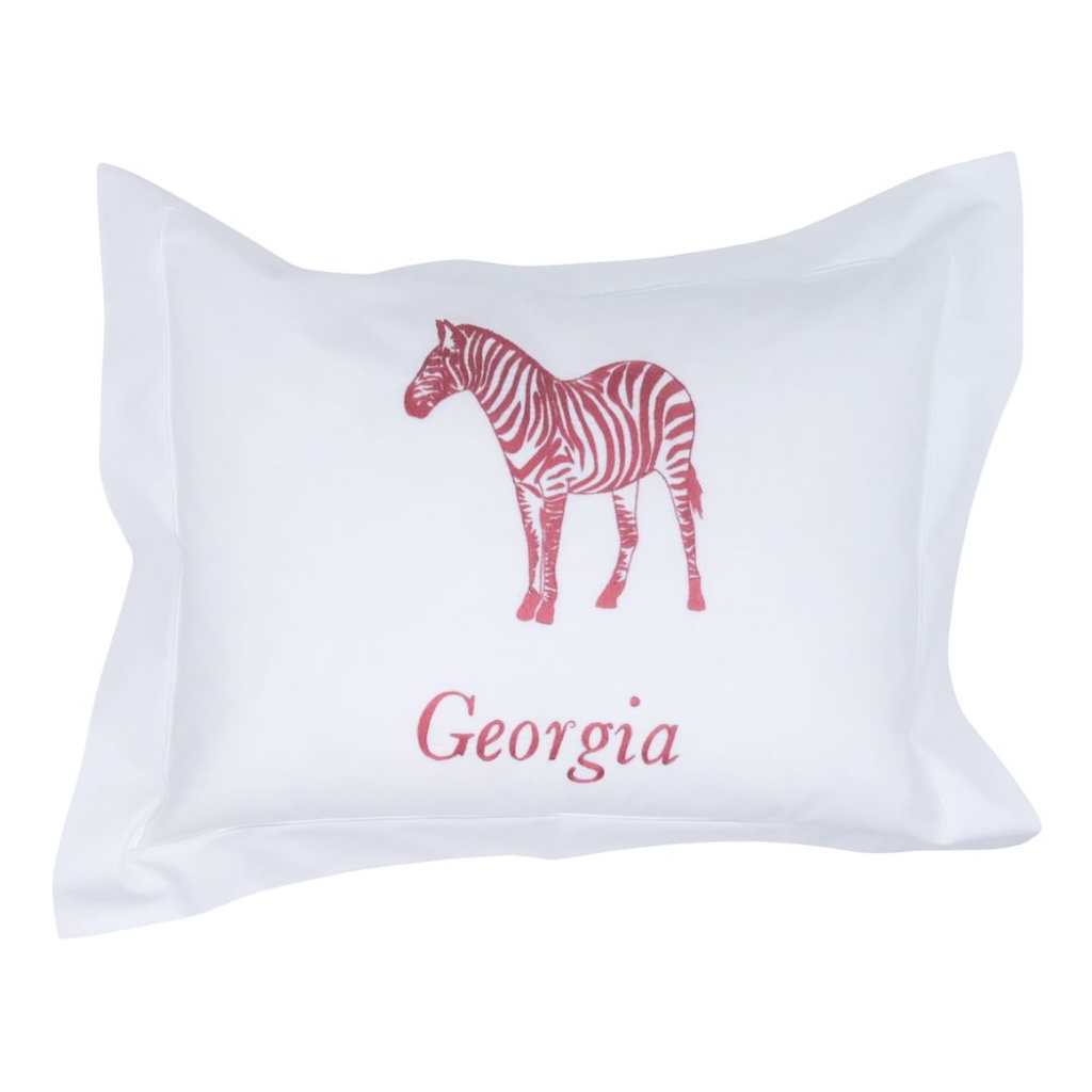 PERSONALISED - Small Pillowcase in Egyptian Cotton Percale