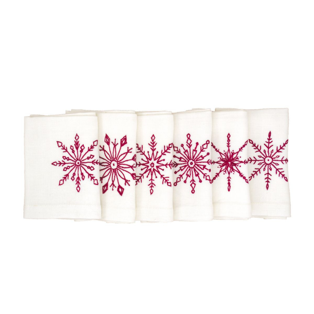 CRYSTALS - 6 Table Napkins