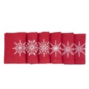 CRYSTALS - 6 Table Linen Napkins