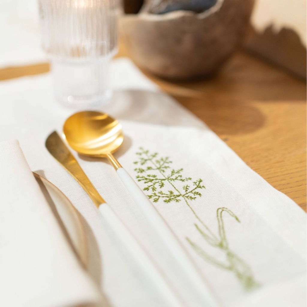 GRASSES - 6 Linen Table Placemats