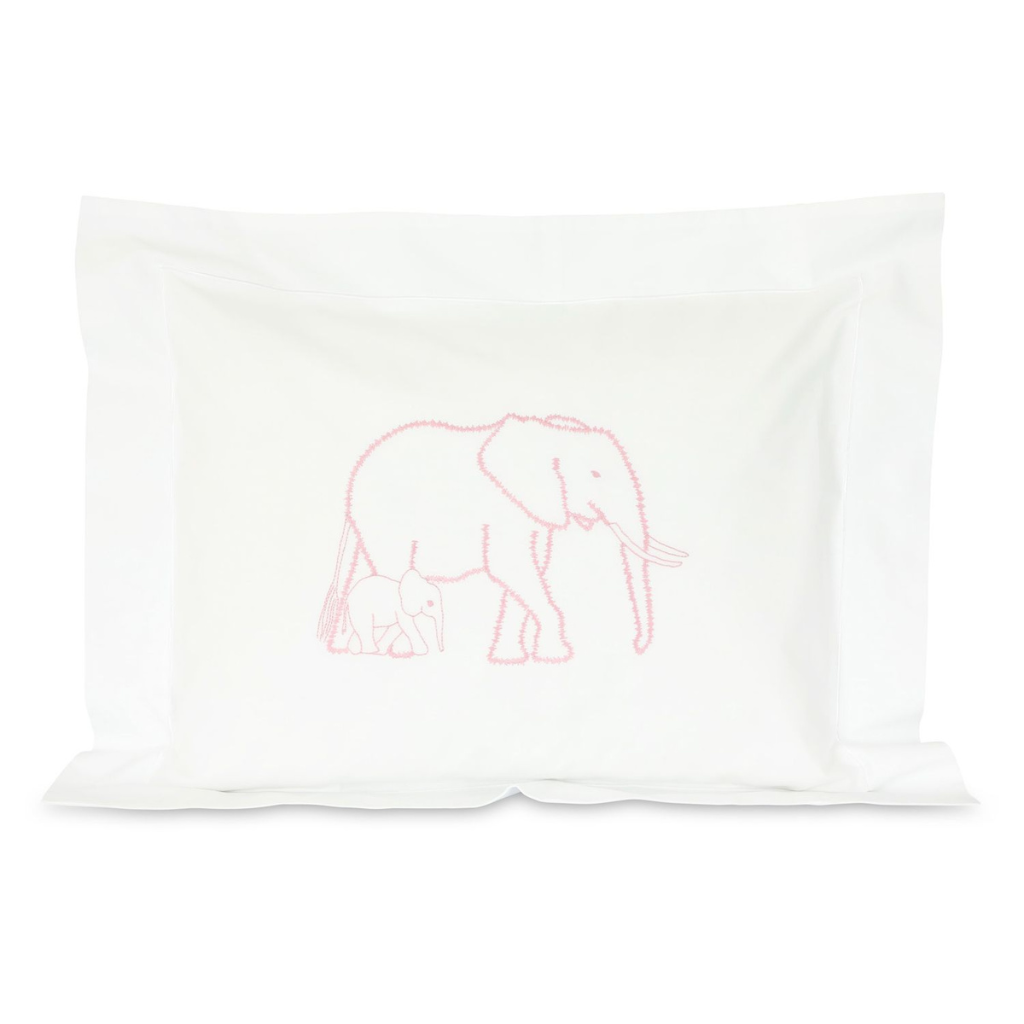 ÉLÉPHANT - Taie d'Oreiller en Percale de Coton Égyptien