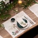 DAGMAR'S GARDEN - 8 Linen Table Placemats