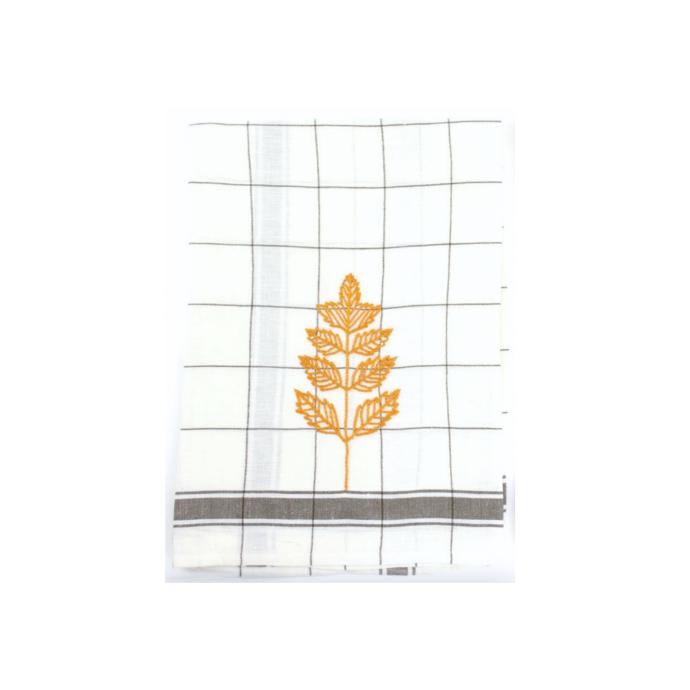 AUTUMN LEAVES - Linen Kitchen Towel