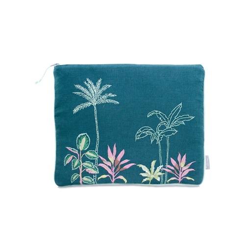[TI2430JADAMUPI] DAGMAR'S GARDEN - Linen iPad Pouch