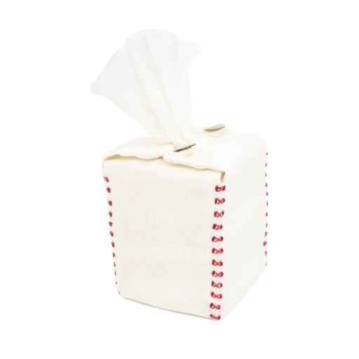 BEADS ROUGE - Housse Kleenex "Lin Oyster"