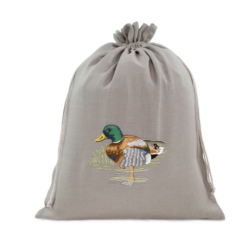 SMALL GAME - Linen laundry bag