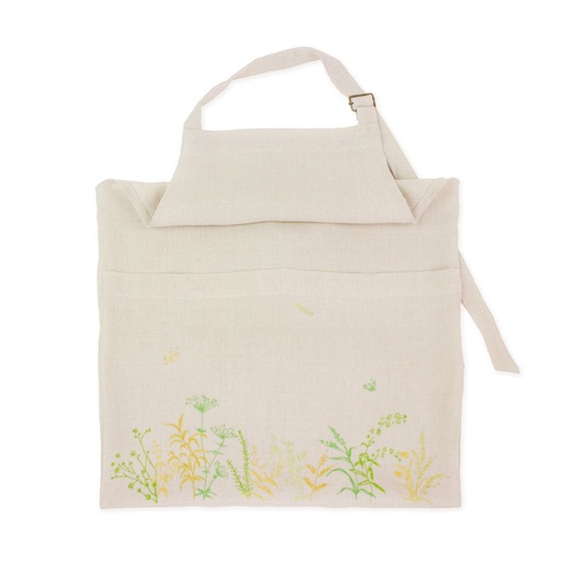 WILD FLOWERS - Linen Apron 