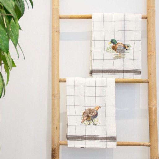 PETIT GIBIER - Torchon de Cuisine en Lin 