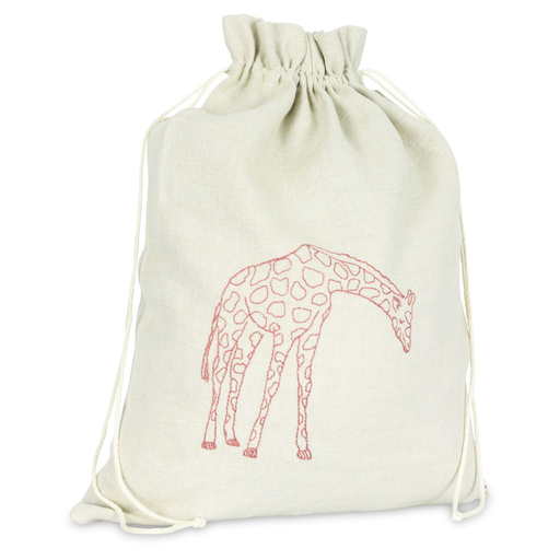 GIRAFE - Sac à linge en Lin