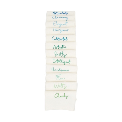 COMPLIMENTS  - 12 Table Napkins