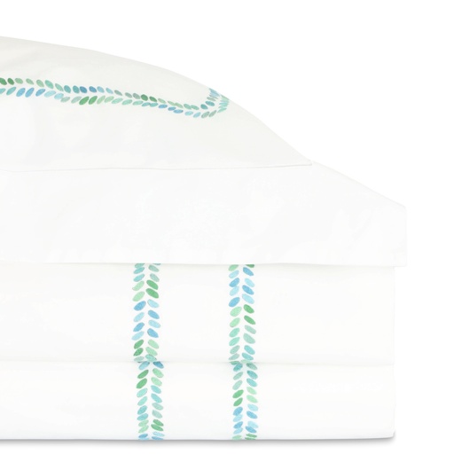 CHEVRONS - Pillowcase in Egyptian Cotton Percale