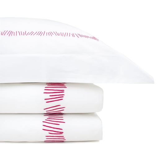 FRISE FENCE - Pillowcase in Egyptian Cotton Percale