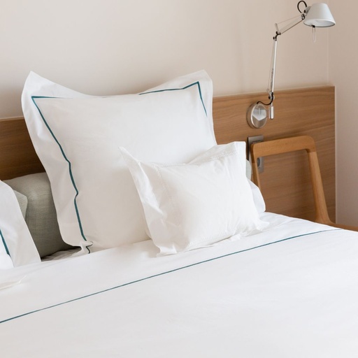 GRAVIS - Housse de Couette Double en Percale de Coton Égyptien